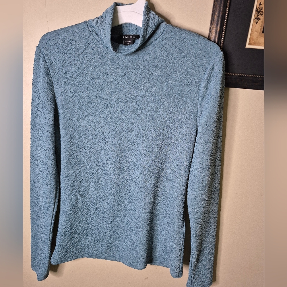 Amisu High-necked Long Sleeved Top - Picture 7 of 8